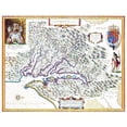 thumbnail image 3 of Powhatan 24x20 Black Modern Framed Museum Art Print Titled - Virginia - 1636, 3 of 5