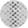 thumbnail image 1 of Ahgly Company Indoor Square Patterned Platinum Gray Area Rugs, 3' Square, 1 of 6
