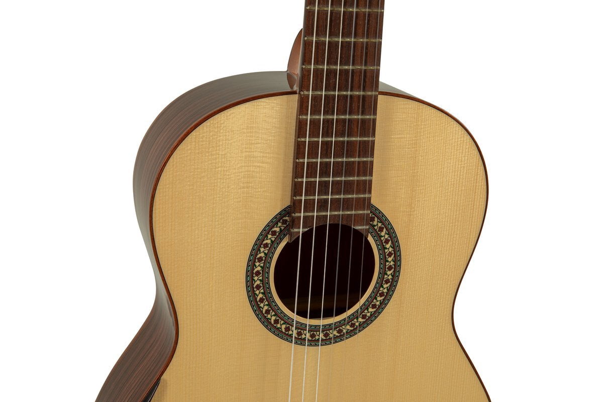 Manuel Rodriguez Academia 60-S 4/4 Classical Guitar  Spruce Gloss w/ Armrest