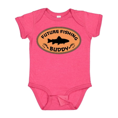 

Inktastic Future Fishing Buddy Gift Baby Boy or Baby Girl Bodysuit