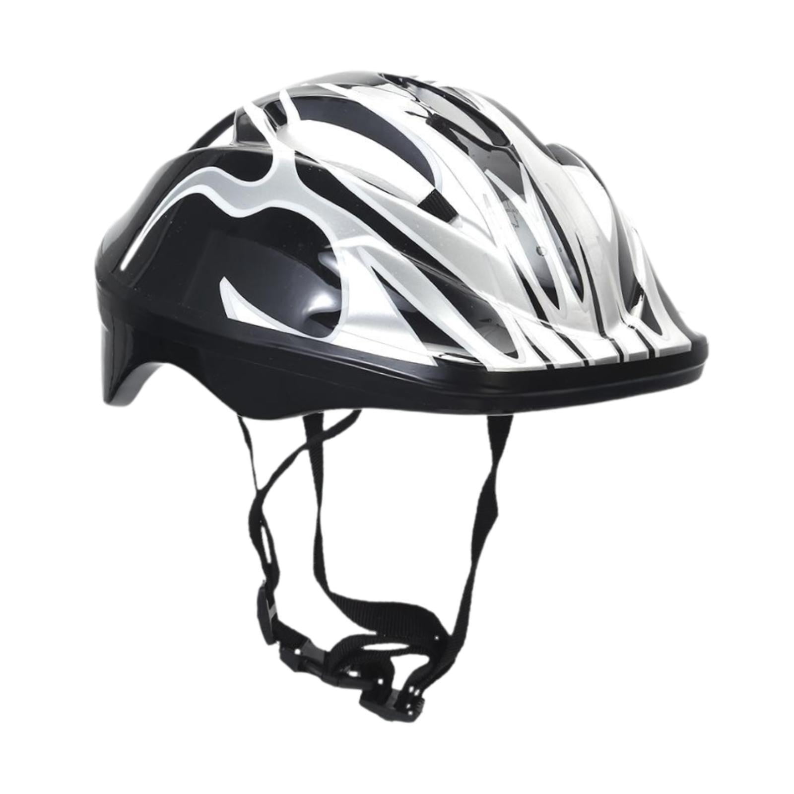 yotijay Kids Helmet, Roller Skating Helmet Portable Impact Resistant, Skateboard White