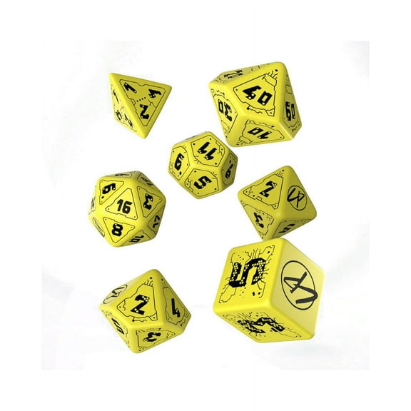 Cyberpunk Red Dice Set: Danger Zone (7-Set)