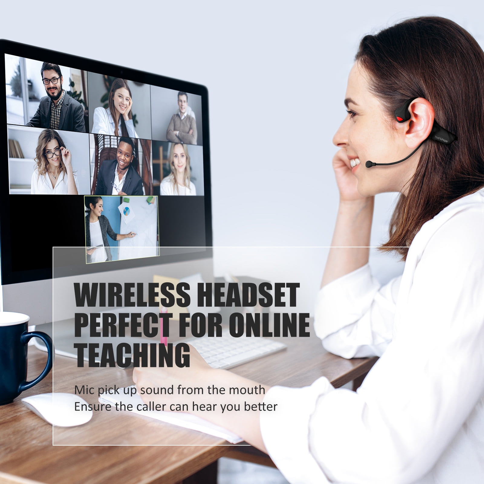 Bluetooth headset discount for online teaching