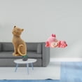 thumbnail image 2 of Estatua de gato de resina, figura coleccionable, adorno decorativo, escultura animal para entrada, estantería, sala de estar, dormitorio, ciervo durmi, 2 of 8