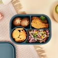 thumbnail image 2 of ‌Reusable Silicone Food Storage Container Set, Collapsible & Airtight Lunch Box for Meal Prep Space-Saving, Microwave/Dishwasher Safe, Ideal for Home, Office, and Travel‌, 2 of 9