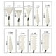 thumbnail image 3 of 9PCS Professional Stainless Steel Palette Scraper Set Spatula Palette Knife Painting Mixing Scraper Set, 3 of 5