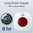 thumbnail image 2 of OSI Wireless Alarm Strobe Siren (Gen 2) - Accessory for OSI Smart Alarm System (Gen 2) ,Wi-Fi Wireless Strobe Siren, Plugs into Electrical Outlet, 8 Hour Back-up Lithium Battery, 2 of 7