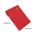 thumbnail image 3 of sruoe A5 Thick Notepad, Journal Notebook, Leather Journals Notebook, Spiral Trip Planner Note Book, Portable Notepad, Peper Book for Student Holiday Gifts, Paper, 3 of 5