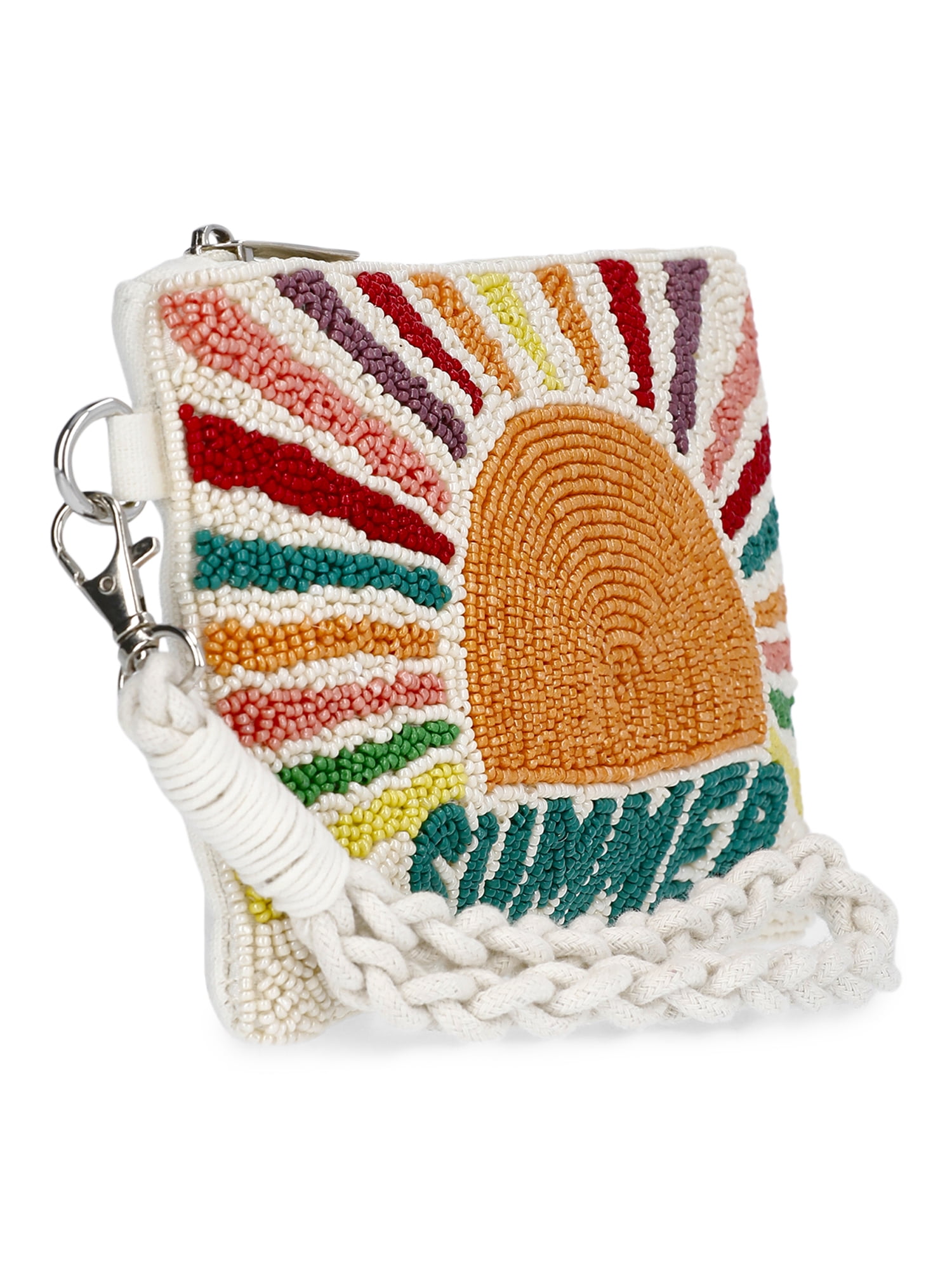 No Boundaries Women's Beaded Summer Wristlet, Multi