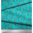 thumbnail image 3 of Soimoi Cotton Duck Fabric Leaves & Floral Block Decor Fabric Printed Yard 42 Inch Wide, 3 of 3