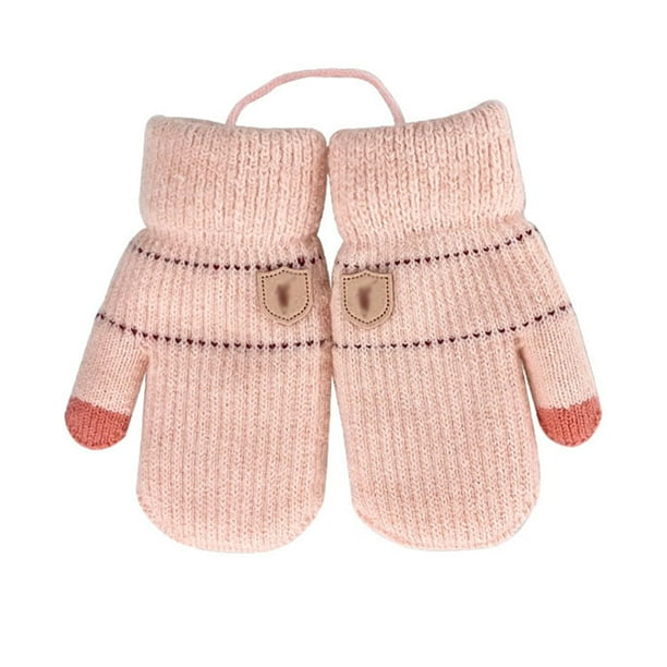Guantes para niños, niños y niñas, guantes cálidos de lana para otoño e invierno. MFZFUKR CPB-US-XD1331-2