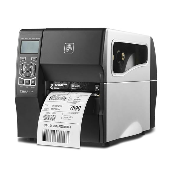 Restored Zebra ZT230  Industrial Use Barcode Label Printer  203 dpi, USB & Serial Printer W/Print ZT23042-D01200FZ (Refurbished)