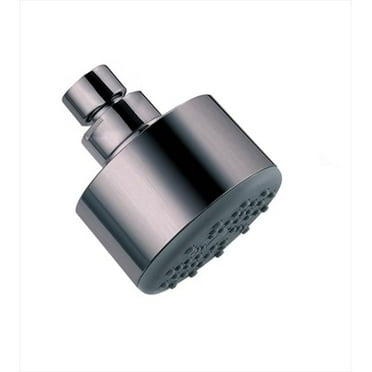 Brushed Nickel Mutlifunction Showerhead With Arm And Flange
