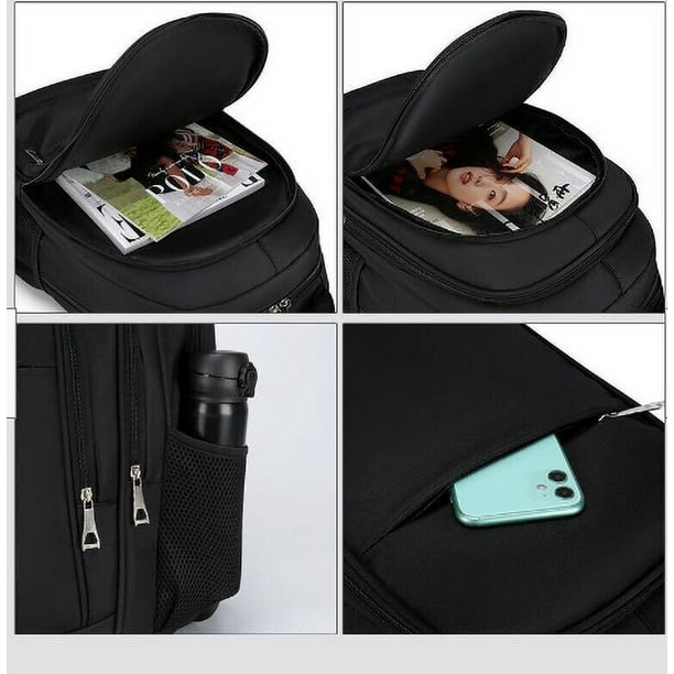 Mochilas para computadora portatil para hombres mochila de viaje con USB que se adapta a mochilas para computadora portatil de una pulgada para