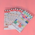 thumbnail image 4 of Moluckfu 2Ud Stickers De PVC Surtidos Transparentes Para Planificadores Calendarios Y Álbumes, 4 of 5