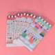 thumbnail image 4 of Moluckfu 2Ud Stickers De PVC Surtidos Transparentes Para Planificadores Calendarios Y Álbumes, 4 of 5
