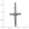 thumbnail image 2 of 19.3mm 925 Sterling Silver Ruthenium Finish Polished Crucifix Pendant Necklace Pendant for Women, 2 of 2