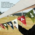 thumbnail image 4 of Camp Bunting, Colorful Pennant Flags Waterproof Reinforced Wind Rope  For Party, 4 of 8