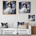 thumbnail image 4 of Designart "Waltz Dance in Japan II" Fashion Framed Wall Art - Black Dance Bedroom Framed Canvas Wall Art, 4 of 6