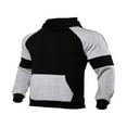 thumbnail image 2 of Spring Men ‘s Jogging Tracksuits Sweatsuits Activewear Long Sleeve Pullover Hoodies Sweatshirt+Long Sweatpants Black Red M, 2 of 3