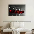 thumbnail image 2 of Elephant Stock Red Wine Row Wall Art - Horizontal Canvas Wall Art - Dining Room Wall Decor - Food And Drink Canvas - Brown And Red Decor - 36" x 24", 2 of 4