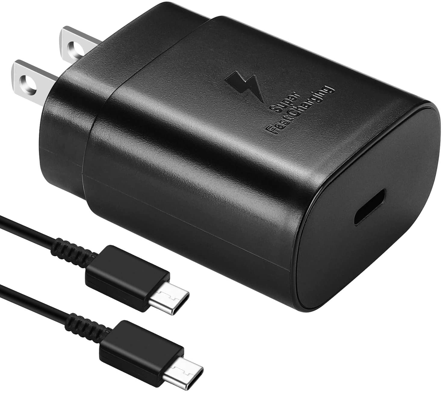 Turbo Fast 15W Car Charger Works for Samsung Galaxy S20 FE Includes Detachable Hi-Power USB Type-C Cable! 