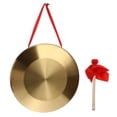 thumbnail image 1 of MIANGASTORE 1 Set Traditional Percussion Instrument Gong Cymbal Festivals Performance Props, 1 of 8