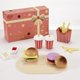 thumbnail image 5 of Juego de hamburguesas de Wooden Play Food Toy Pillowhale para niños pequeños, 5 of 6