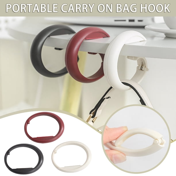 Xihbxyly Gancho para Colgar Bolsas, Organizador de Escritorio Multifuncional, Capacidad de Carga de 15 Kg, Ahorra Espacio, Ideal para El Hogar, La Oficina y El Dormitorio, Material Abs y Eva, Tamaño