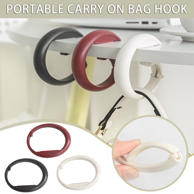 Xihbxyly Gancho para Colgar Bolsas, Organizador de Escritorio Multifuncional, Capacidad de Carga de 15 Kg, Ahorra Espacio, Ideal para El Hogar, La Oficina y El Dormitorio, Material Abs y Eva, Tamaño