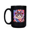 thumbnail image 2 of Patriotic Ragdoll Celebrates 4th of July Mug Cat Lover Kitten Owner Gifts Idea Coffee Tea Cup - 02009, 2 of 4