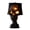 B, variant on OIUR Skull Desk Lamp Gothic Magma Skull Lamp Spooky LED Human Skull Desk Light for Halloween Party Mantel Decoration