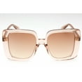 thumbnail image 2 of Gucci GG1314S-005 Chic Oversized Square Sunglasses with Gradient Gold Mirror Len for Womens, 2 of 5