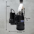thumbnail image 2 of Sistema de bomba de sumidero The Basement Watchdog Big Combo CONNECT, 2 of 9