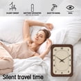 thumbnail image 7 of Vintage Farmhouse Wood Wall Clock Battery Operated 12 Inch Brown Decorative Wall Clocks for Living Room Kitchen Bedroom Mid Century Wall Clock Silent Non-Ticking, 7 of 7