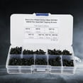 thumbnail image 4 of Self Tapping Screws Fasteners Bolts 480Pcs M3 Cross Drive Pan Head Carbon Steel Black Plating with Neat Thread for Easy Installation, 4 of 7