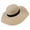 D-Beige, variant on Womens Straw Sun Hat UV Protection Floppy Wide Brim Summer Beach Cap Floral Ribbon Lace Edge Detailing