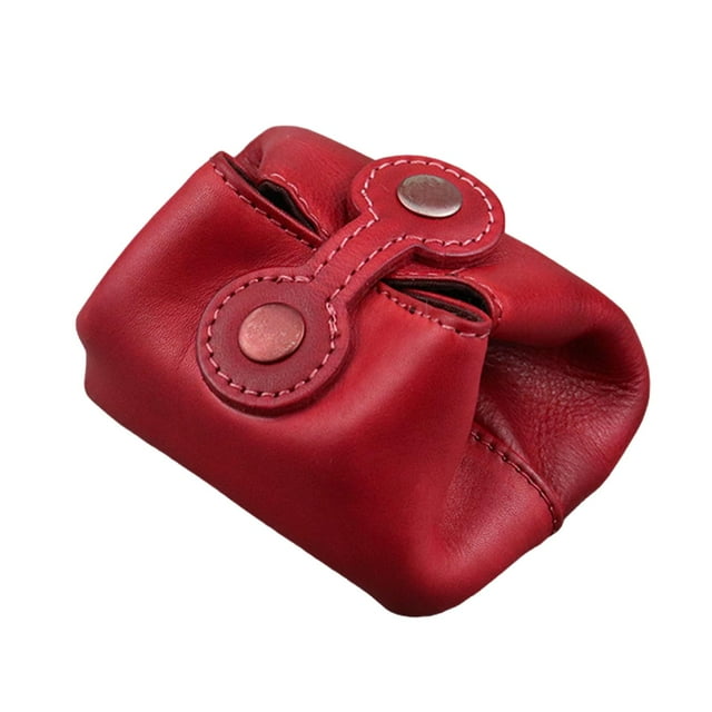 Bolsa para auriculares Yuyangstore para mujer, funda de transporte para niñas, monedero rojo