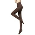 thumbnail image 2 of BKQCNKM Tights For Women, Fleece Lined Tights Women, Coffee, 2 of 5