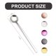 thumbnail image 2 of Piezas Cucharas de Café Cucharas Cucharas de Acero Inoxidable para Café Azúcar Sopa Helado Postre Pastel Suministros, 5 Colores, 2 of 5