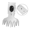 thumbnail image 4 of Durable Garden Tool Shrub Trimmer Blade Trimmer Blade 1pc 4 Inch For WORX WG801 Metal Replacement Silver Color, 4 of 5