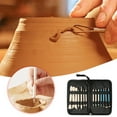 thumbnail image 2 of TIELUTT 15PC Pottery Tools Set Multifunctional Clay Sculpting Tools with Storage Bag Suitable for Art Creation for Carpenter Smart Measuring Tape Angle Finders Map Protractor 1 25000 Sled Wheels, 2 of 8