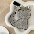 thumbnail image 6 of Wrapables Crystal Bling Key Chain Keyring with Tassel Car Purse Handbag Pendant, Silver Feline, 6 of 6