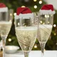 thumbnail image 4 of Juego de 10 tarjetas para copas de vino, decoración navideña, gorro de Papá Noel, decoración de vidrio, árbol de Navidad, muñeco de nieve, decoración del hogar, accesorios de Año Nuevo 2025, 4 of 5