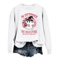 thumbnail image 4 of Womens Sweatshirts Crew Neck Ghost Graphic Printed Halloween Tops Casual Comfy Long Sleeve Basic Pullover Shirts, 4 of 4