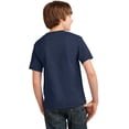 thumbnail image 2 of Port Company Youth Cotton Essential T-Shirt Navy L., 2 of 4