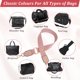 thumbnail image 4 of Sonducket Correa de bolso de PU de estilo clásico para bolsos, reemplazo directo y exquisita correa de bolso de hombro artesanal Bolsas de mensajero y de hombro Rosa, 4 of 6