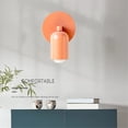 thumbnail image 4 of Lámparas de Pared Nórdicas Coloridas para Dormitorio, Pasillo, Decoración de Hotel, Aplique de Luz de Fondo, Iluminación LED E27, 4 of 5