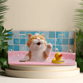 thumbnail image 4 of 1 Pcs 2D Flat License Plate Covers & Frames, A cat For Decorative Front, Waterproof For Decoration Aluminum License Plate Covers & Frames Cover For Men Women, 12" X 6", 4 of 6