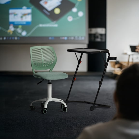 Chaise pivotante Homy Casa pour loisirs créatifs, réglable en hauteur et assise moelleuse